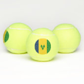 Vlag van Saint Vincent Tennisballen (Multi)