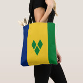 Vlag van Saint Vincent Tote Bag (Dichtbij)