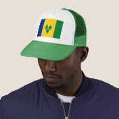 Vlag van Saint Vincent Trucker Pet (In situ)