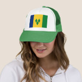 Vlag van Saint Vincent Trucker Pet (In situ)