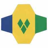 Vlag van Saint Vincent Voetbal (Enkel)