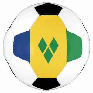 Vlag van Saint Vincent Voetbal