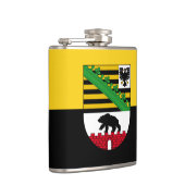 Vlag van Saksen-Anhalt Flask Heupfles (Rechts)