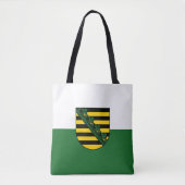Vlag van Saksen-Canvas tas (Voorkant)