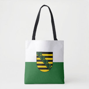 Vlag van Saksen-Canvas tas