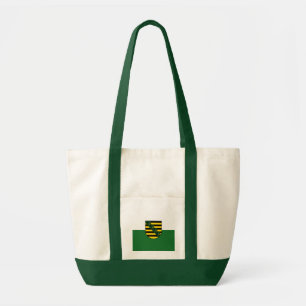 Vlag van Saksen-Canvas tas