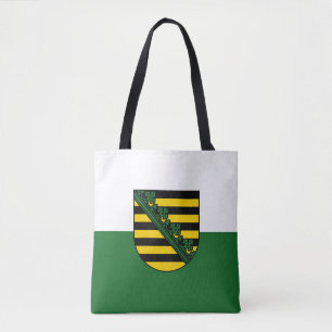 Vlag van Saksen-Canvas tas