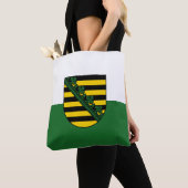 Vlag van Saksen-Canvas tas (Dichtbij)