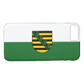 Vlag van Saksen Case-Mate iPhone Case (Achterkant (Horizontaal))