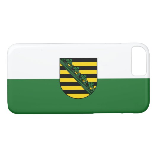 Vlag van Saksen Case-Mate iPhone Case (Achterkant (Horizontaal))