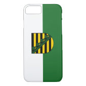 Vlag van Saksen Case-Mate iPhone Case (Achterkant)