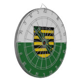 Vlag van Saksen Dartbord (Voorkant Links)