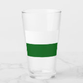Vlag van Saksen (Duitse deelstaat) Glas (Voorkant)