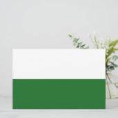 Vlag van Saksen (Duitse staat) Briefpapier (Staand voorkant)