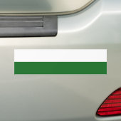 Vlag van Saksen (Duitse staat) Bumpersticker (Op auto)