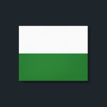 Vlag van Saksen (Duitse staat) Canvas Afdruk<br><div class="desc">Dit ontwerp is voorzien van de vlag van Saksen, een land dat niet aan zee grenst, Duitsland. Saksen grenst aan de Duitse deelstaten Brandenburg, Saksen-Anhalt, Thüringen en Beieren, alsmede aan de landen van Polen en Tsjechië. De hoofdstad van Saksen is Dresden, terwijl de grootste stad Leipzig is.</div>