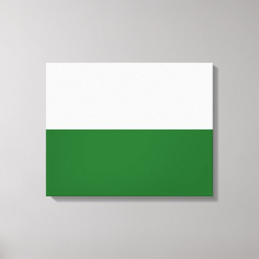 Vlag van Saksen (Duitse staat) Canvas Afdruk (Voorkant)