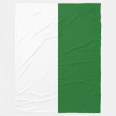 Vlag van Saksen (Duitse staat) Fleece Deken (Voorkant)