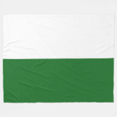 Vlag van Saksen (Duitse staat) Fleece Deken (Voorkant (Horizontaal))