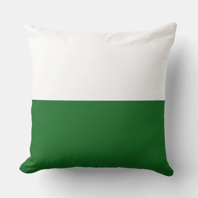 Vlag van Saksen (Duitse staat) Kussen (Voorkant)