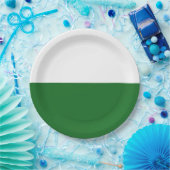 Vlag van Saksen (Duitse staat) Papieren Bordje (Feest)