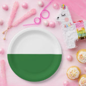 Vlag van Saksen (Duitse staat) Papieren Bordje (Feest)