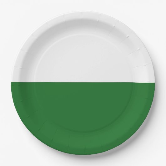 Vlag van Saksen (Duitse staat) Papieren Bordje (Voorkant)