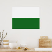 Vlag van Saksen (Duitse staat) Poster (Keuken)