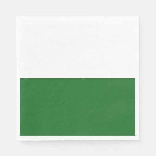 Vlag van Saksen (Duitse staat) Servet (Voorkant)