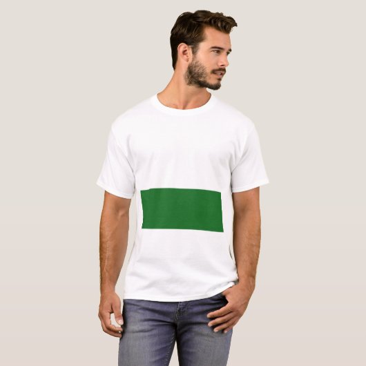 Vlag van Saksen (Duitse staat) T-shirt (Voorkant volledig)