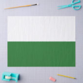 Vlag van Saksen (Duitse staat) Tissuepapier (Craft)