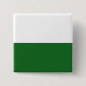 Vlag van Saksen (Duitse staat) Vierkante Button 5,1 Cm (Voorkant)