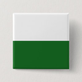 Vlag van Saksen (Duitse staat) Vierkante Button 5,1 Cm