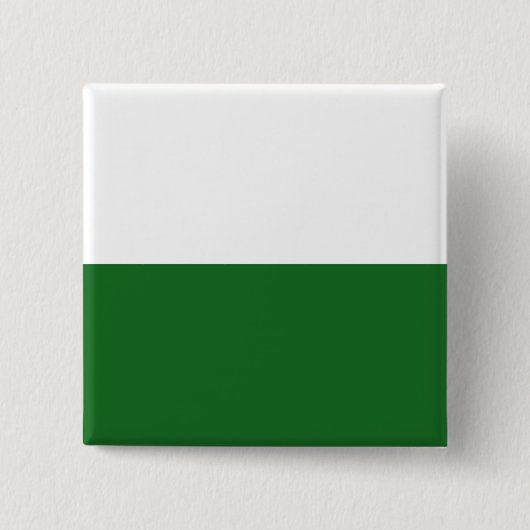 Vlag van Saksen (Duitse staat) Vierkante Button 5,1 Cm (Voorkant)