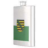 Vlag van Saksen Flask Flacon (Links)