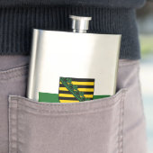 Vlag van Saksen Flask Flacon (Voorbeeld)