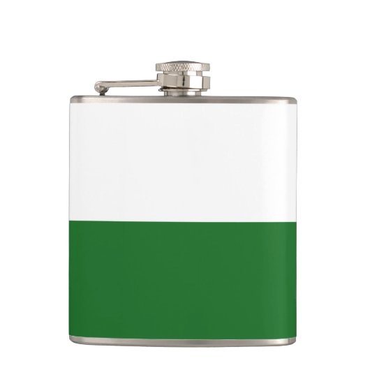 Vlag van Saksen Flask Heupfles (Voorkant)