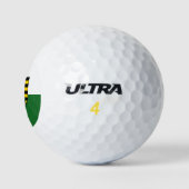 Vlag van Saksen Golf Balls Golfballen (Logo)