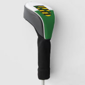 Vlag van Saksen Golf Head Hoesje Golfheadcover (Schuin)