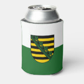Vlag van Saksen-Koelbox Blikjeskoeler (Blikje Achterkant)