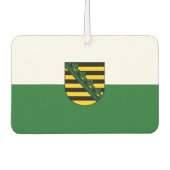 Vlag van Saksen Luchtverfrisser (Voorkant)