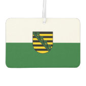 Vlag van Saksen Luchtverfrisser (Achterkant)