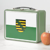 Vlag van Saksen Metal Lunch Box (In situ)