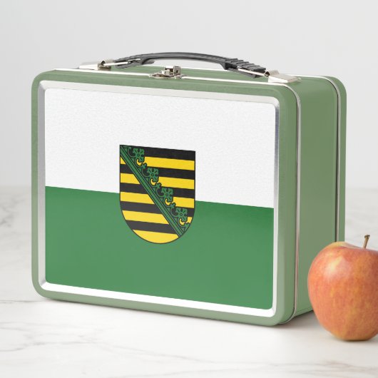 Vlag van Saksen Metal Lunch Box (In situ)