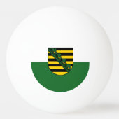 Vlag van Saksen Ping Pong Ball (Achterkant)