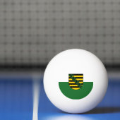 Vlag van Saksen Ping Pong Ball (Net)