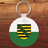 Vlag van Saksen Sleutelhanger (Voorkant)