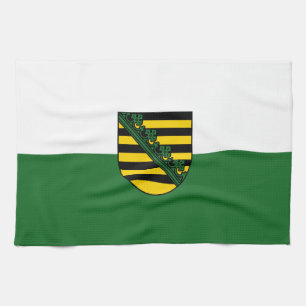 Vlag van Saksen Theedoek