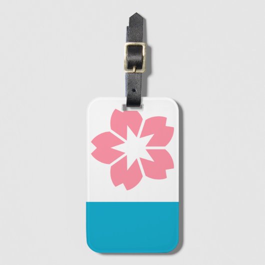 Vlag van Salem, Oregon Bagagelabel (Voorkant (verticaal))