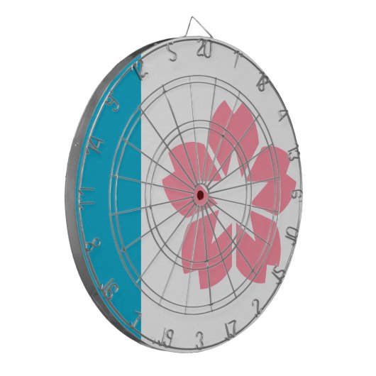 Vlag van Salem, Oregon Dartbord (Voorkant Links)